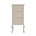 Comoda mdf Alb, antic, 40x34x82 cm, imagine suplimentara