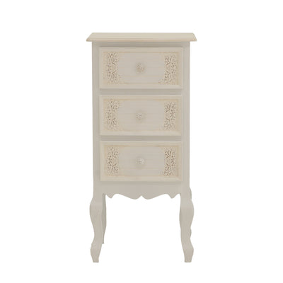Comoda mdf Alb, antic, 40x34x82 cm, imagine suplimentara