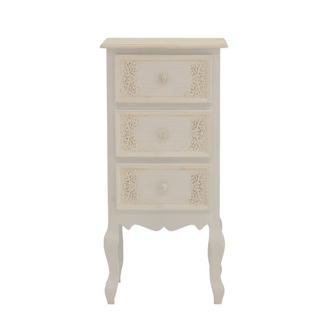 Comoda mdf Alb, antic, 40x34x82 cm