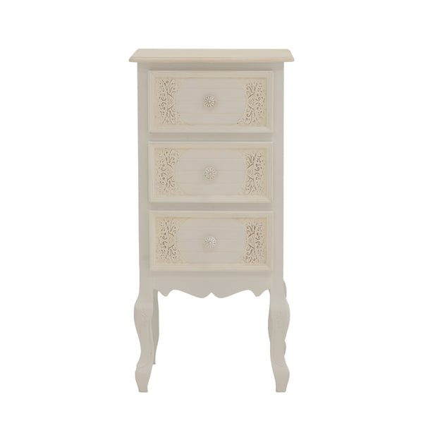 Comoda mdf Alb, antic, 40x34x82 cm