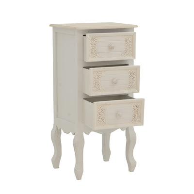 Comoda mdf Alb, antic, 40x34x82 cm, detaliu produs
