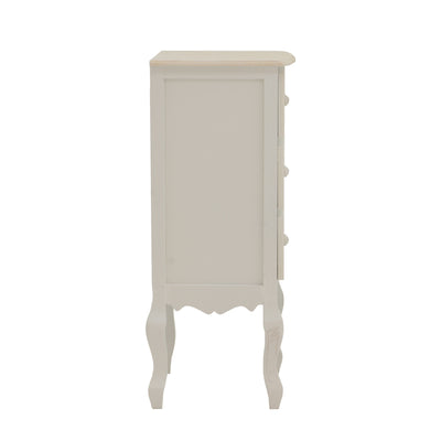 Comoda mdf Alb, antic, 40x34x82 cm, perspectiva suplimentara