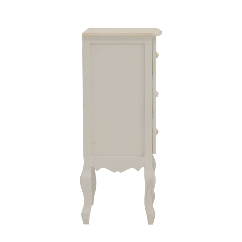 Comoda mdf Alb, antic, 40x34x82 cm, perspectiva suplimentara