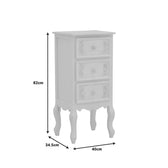 Comoda mdf Alb, antic, 40x34x82 cm, foto produs 6