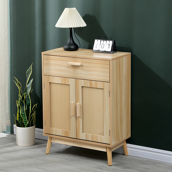 Comoda Scandy, MDF, Natural, 60x30x80 cm