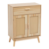 Comoda Scandy, MDF, Natural, 60x30x80 cm