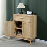Comoda Scandy, MDF, Natural, 60x30x80 cm