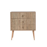 Comoda Trio Dresser 15, Stejar Sonoma, 90x40x80 cm