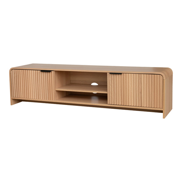 Comoda TV Anfen, MDF, Natural, 160x39x41 cm
