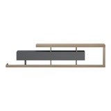 Comoda TV Arbero, 198x40x45 cm - Antracit-Sonoma