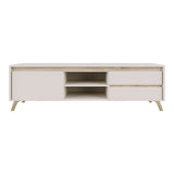 Comoda TV Belka, Crem, 155x45x54 cm