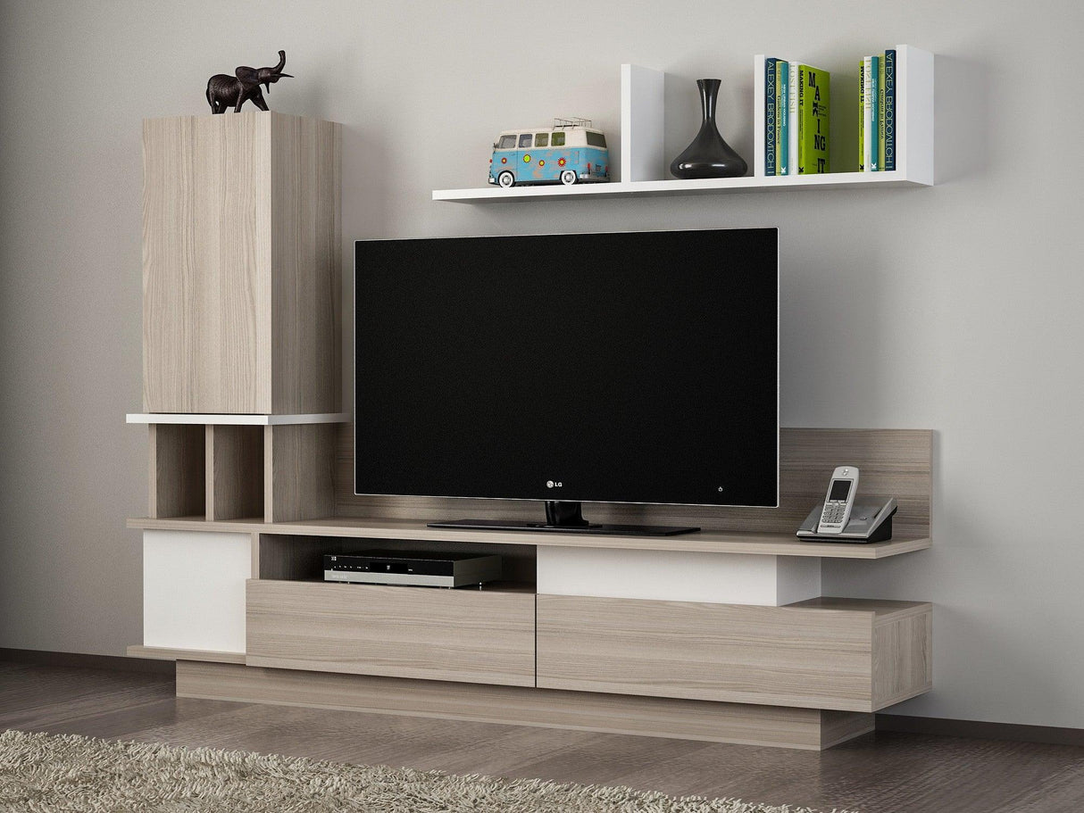 COMODA TV Como - White, Cordoba, Alb, 30x171x32 cm