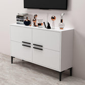 Comoda TV Ctn - White, Alb, 75x30x120 cm