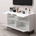 Comoda TV Ctn - White, Alb, 75x30x120 cm
