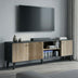 comoda TV Comodă TV cu design modern, Tuscany Sonoma-Antracit, Stil Contemporan, PAL/MDF, 180x41x51cm.