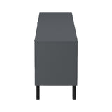 Comodă TV cu design modern, Tuscany Sonoma-Antracit, Stil Contemporan, PAL/MDF, 180x41x51 cm