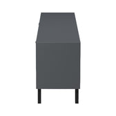 Comodă TV cu design modern, Tuscany Sonoma-Antracit, Stil Contemporan, PAL/MDF, 180x41x51 cm, foto produs 7