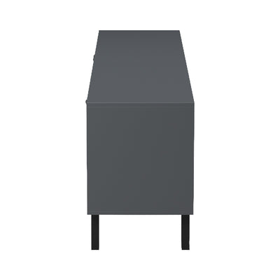 Comodă TV cu design modern, Tuscany Sonoma-Antracit, Stil Contemporan, PAL/MDF, 180x41x51 cm, foto produs 7