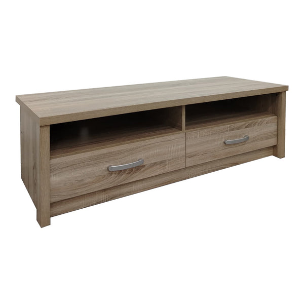 Comoda TV cu rafturi, Lemn, Sonoma, 120x45x42 cm