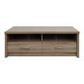 Comoda TV cu rafturi, Sonoma, Lemn, 120x45x42 cm, perspectiva suplimentara