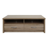 Comoda TV cu rafturi, Sonoma, Lemn, 120x45x42 cm, perspectiva suplimentara