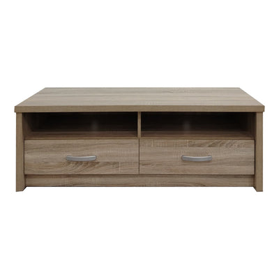 Comoda TV cu rafturi, Sonoma, Lemn, 120x45x42 cm, perspectiva suplimentara