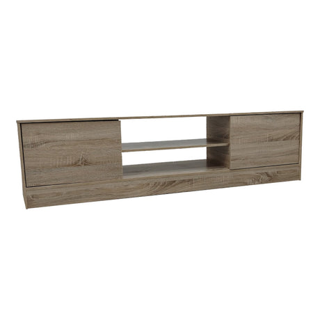 Comoda TV cu sertare, Lemn, Sonoma, 150x35x41 cm