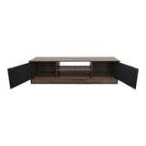 Comoda TV Sasa, Pal melaminat, 150x35x42 cm - Stejar-Antracit