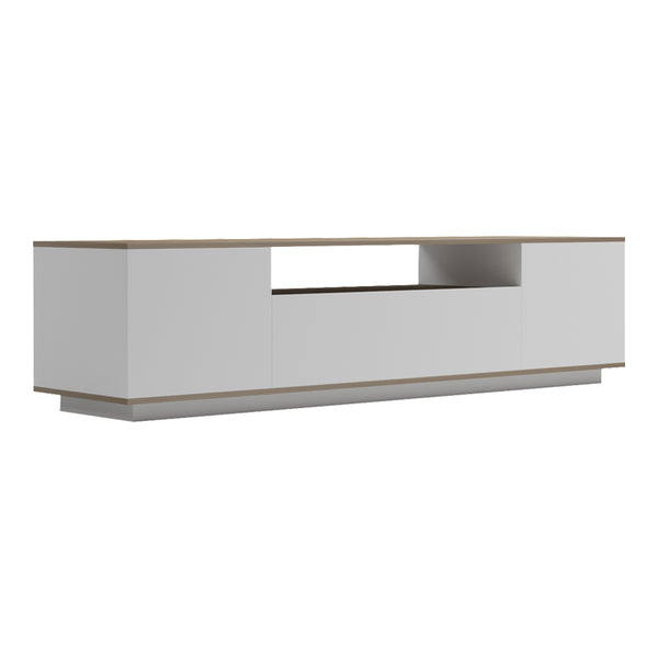 Comoda TV cu spatiu de depozitare Winey, Lemn, Stejar, 180x44x44 cm