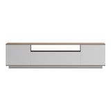 Comoda TV cu spatiu de depozitare Winey, Lemn, Stejar, 180x44x44 cm