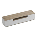 Comoda TV cu spatiu de depozitare Winey, Lemn, Stejar, 180x44x44 cm, foto produs
