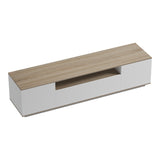 Comoda TV cu spatiu de depozitare Winey, Lemn, Stejar, 180x44x44 cm