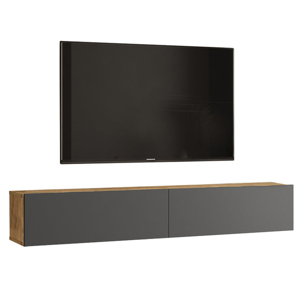 Comoda TV de perete Dello, 180x32x30 cm