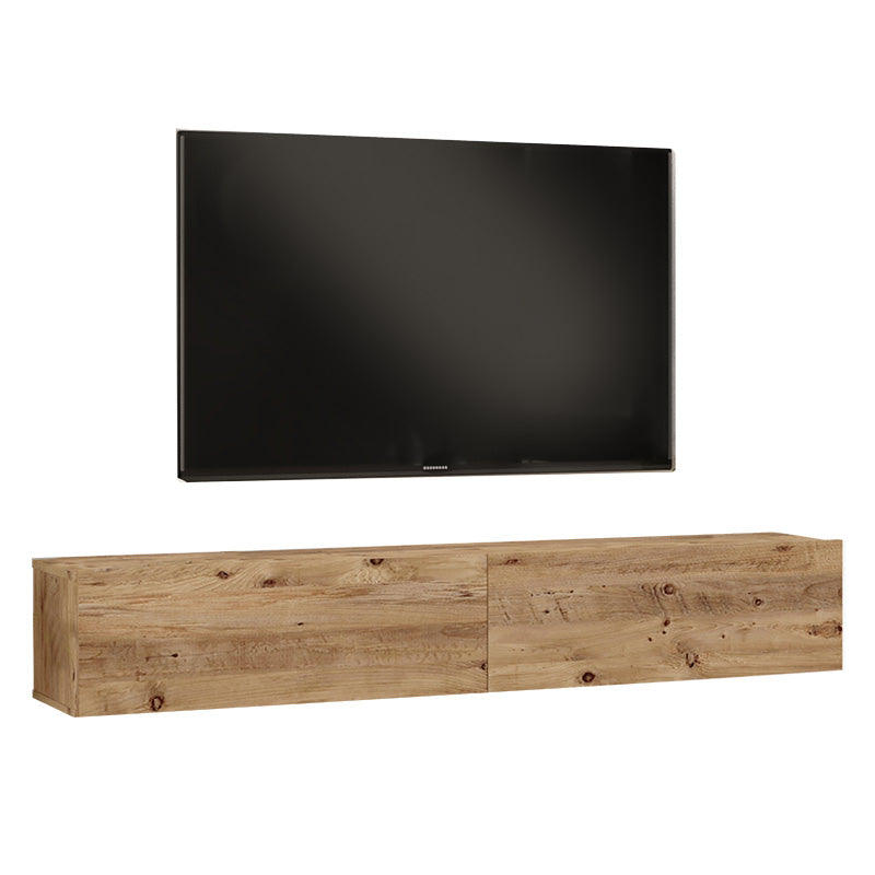 Comoda TV de perete Dello, Antracit - Sonoma, 180x32x30 cm - Sonoma