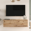 Comoda TV de perete Serit sonoma color, 100x31x29 cm, perspectiva suplimentara