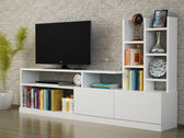 COMODA TV Dolunay - White, Alb, 164x91x25 cm