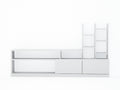 COMODA TV Dolunay - White, Alb, 164x91x25 cm