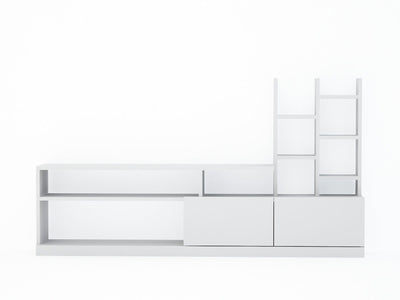 COMODA TV Dolunay - White, Alb, 164x91x25 cm