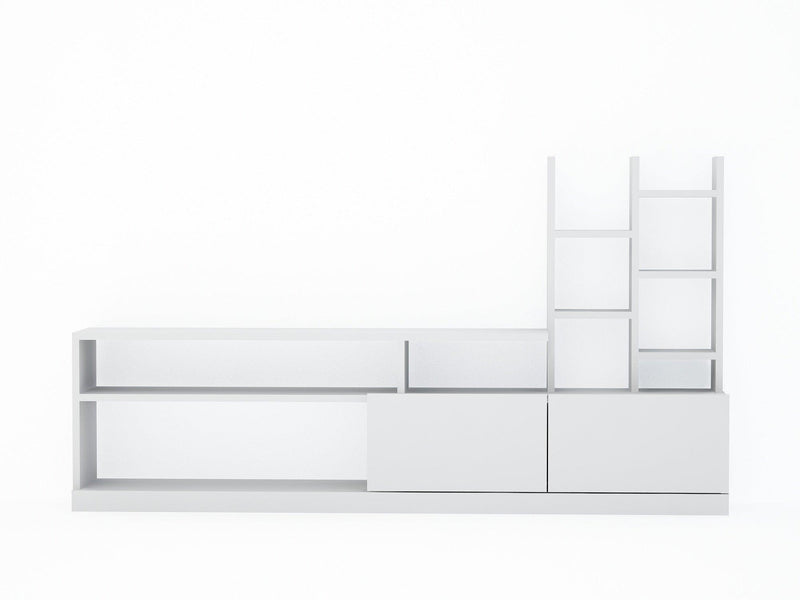 COMODA TV Dolunay - White, Alb, 164x91x25 cm