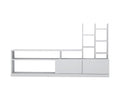COMODA TV Dolunay - White, Alb, 164x91x25 cm