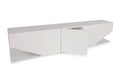 Comoda Tv Elegant cu 3 usi, Alb, 180 x 40 x 30 cm
