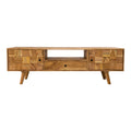 Comoda TV Firpo, Natural, 130x35x45 cm, imagine produs 4