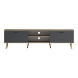 Comoda TV Gorna, 180x35x49 cm - Antracit