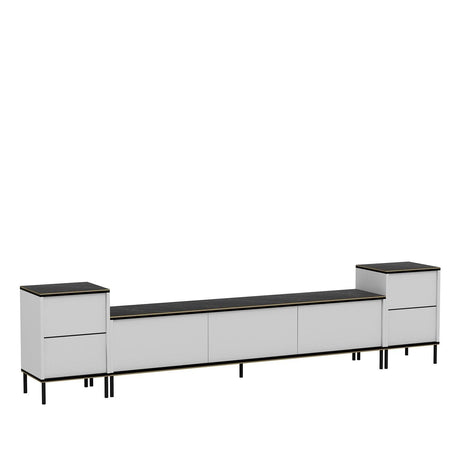 Comoda Tv Imaj, Gri, 180x45x35 cm