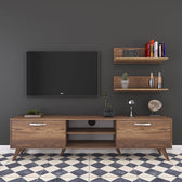 Comoda TV Jasmine, nuc, 80x35x48 cm, perspectiva suplimentara
