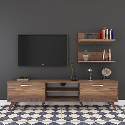 Comoda TV Jasmine, nuc, 80x35x48 cm, perspectiva suplimentara