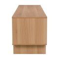Comoda TV Jenfia, MDF, Natural, 150x39x46 cm, imagine produs 5
