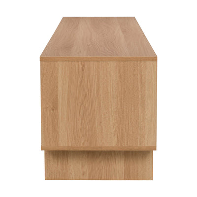Comoda TV Jenfia, MDF, Natural, 150x39x46 cm, imagine produs 5