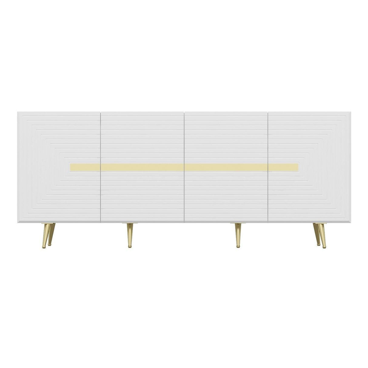 Comodă TV Jose Alb, 180x75x47 cm