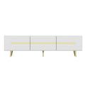 Comoda TV Jose - White, Alb, 180x50x42 cm